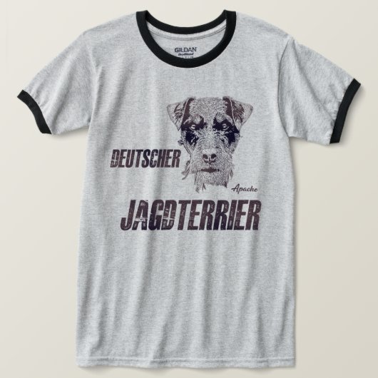 Duitse jaagterger (Jagddooder) T-Shirt (Design voorkant)