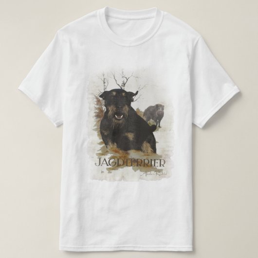 Duitse jaagterger (Jagddooder) T-Shirt (Design voorkant)