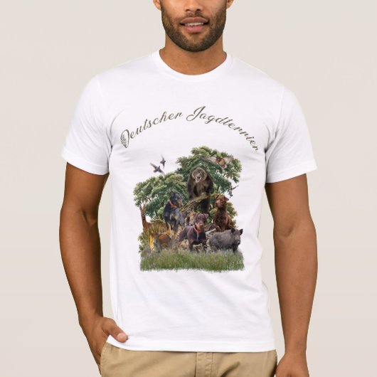 Duitse jaagterger (Jagddooder) T-shirt (Voorkant)