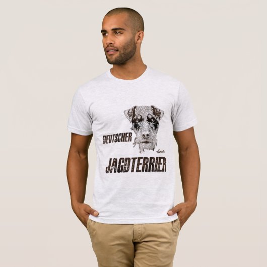 Duitse jaagterger (Jagddooder) T-Shirt (Voorkant volledig)