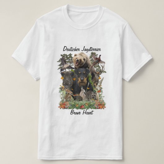 Duitse jaagterger (Jagddooder) T-Shirt (Design voorkant)