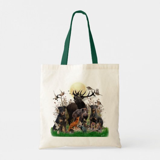 Duitse jaagterger (Jagddooder) Tote Bag (Achterkant)