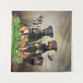 Duitse jaagterger (Jagddooder) Wandkleed (Voorkant (horizontaal))