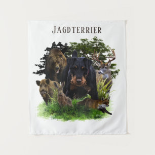 Duitse jaagterger (Jagddooder) Wandkleed