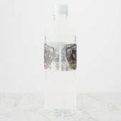 Duitse jaagterger (Jagddooder) Waterfles Etiket (Achterkant)