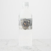 Duitse jaagterger (Jagddooder) Waterfles Etiket (Voorkant)