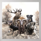 Duitse jachtterger poster (Voorkant)