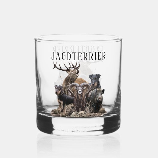Duitse jachtterger whisky glas (Achterkant)
