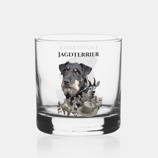 Duitse jachtterger whisky glas (Voorkant)