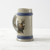 Duitse jachtterriër, de Jagdterriër, art Bierpul (Voorkant links)