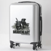 Duitse jachtterriër, de Jagdterriër, art Sticker (Koffer)