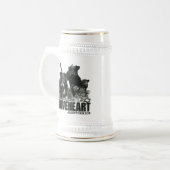 Duitse Jachtterriër, de Jagdterrier, Kunst Bierpul (Voorkant links)