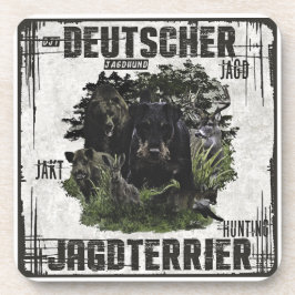 Duitse Jachtterriër (Jagdterrier) Bier Onderzetter