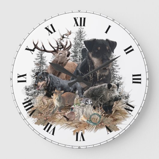 Duitse Jachtterriër (Jagdterrier) Grote Klok (Voorkant)