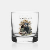 Duitse Jachtterriër Whisky Glas (Voorkant)