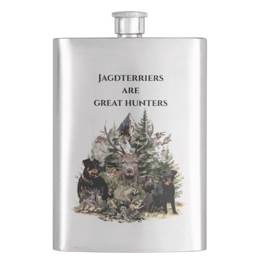 Duitse jachtterriers flacon (Voorkant)