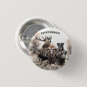 Duitse jachtterriers ronde button 3,2 cm (Voorkant /achterkant)