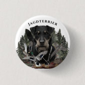 Duitse jachtterriers ronde button 3,2 cm (Voorkant)