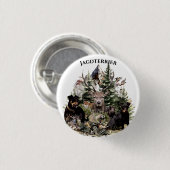 Duitse jachtterriers ronde button 3,2 cm (Voorkant /achterkant)