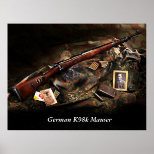 Duitse K98k Mauser Poster