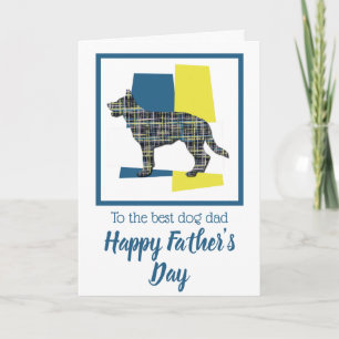 Duitse Kaart van Shepherd Dog TriColor Father Day