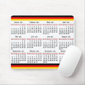 Duitse kalender 2021 muismat (Met muis)