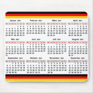 Duitse kalender 2021 muismat