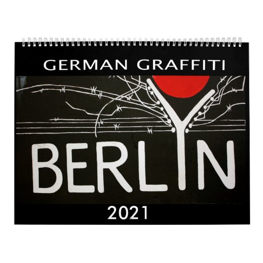 Duitse kalender Graffiti 2021 (Hoes)
