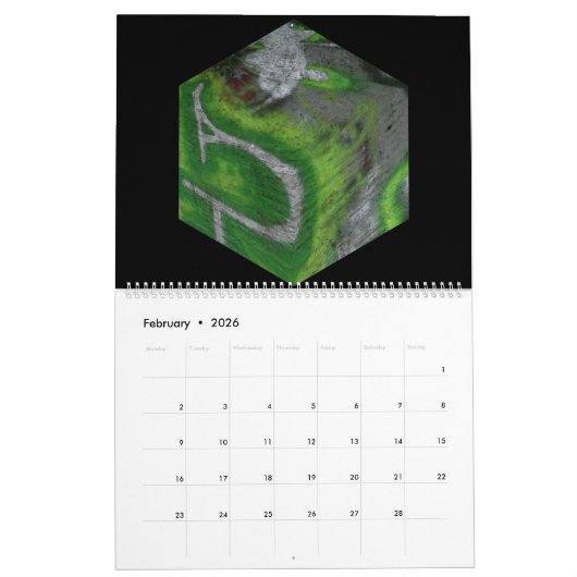 Duitse kalender Graffiti 2021 (Feb 2026)