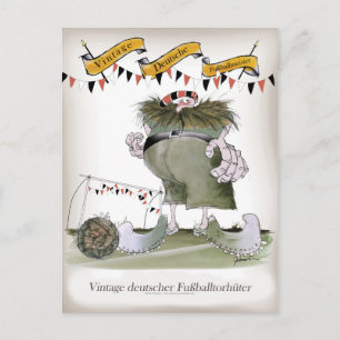 duitse keeper briefkaart