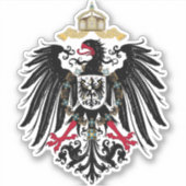 Duitse keizerrijk Sticker (Voorkant)