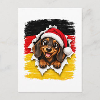 Duitse Kerst Doedel Aankondigingskaart