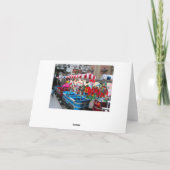 Duitse Kerst, Heidelberg Kersttransport Feestdagen Kaart (Achterkant)