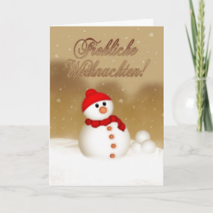 Duitse kerst Kaart - Gesegnete Weihnachten und