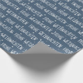 Duitse kerst met feestjes cadeaupapier (Hoek)