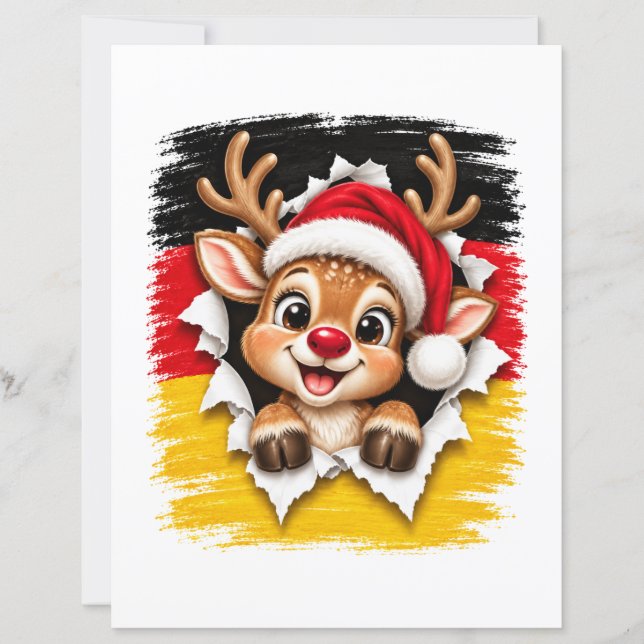 Duitse Kerst Rendieren (Voorkant)