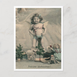 Duitse kerst Vintage 1907 Froliche Weihnachten Briefkaart