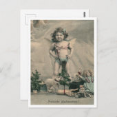 Duitse kerst Vintage 1907 Froliche Weihnachten Briefkaart (Voorkant / Achterkant)