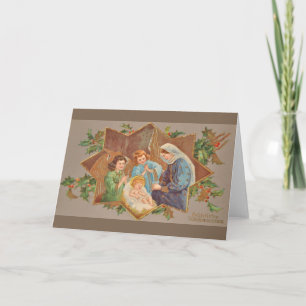 Duitse kerst Wenskaart Feestdagen Kaart