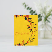 Duitse kerst wenskaart kaart (Staand voorkant)