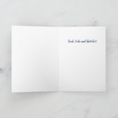 Duitse Kerst Winter Bos Wilde Vogels Marine Feestdagen Kaart (Binnen)