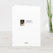 Duitse kerstboom Kaart (Achterkant)