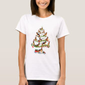 Duitse kerstboomkansenversiering voor herderhout t-shirt (Voorkant)