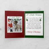 Duitse kerstcadeautjes met Wirehaire Pointer Feestdagen Kaart (Binnen)