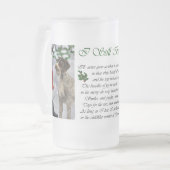 Duitse kerstcadeautjes met Wirehaire Pointer Matglas Bierpul (Voorkant links)