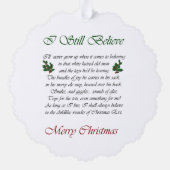 Duitse kerstcadeautjes met Wirehaire Pointer Ornament Kaart (Achterkant)