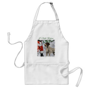 Duitse kerstcadeautjes met Wirehaire Pointer Standaard Schort