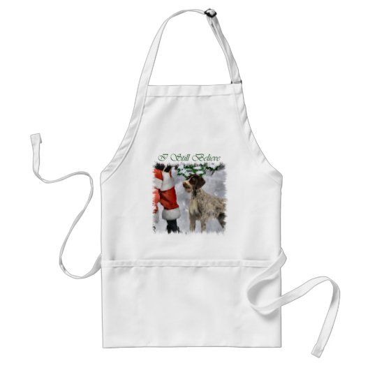 Duitse kerstcadeautjes met Wirehaire Pointer Standaard Schort (Voorkant)