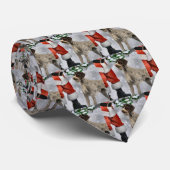 Duitse kerstcadeautjes met Wirehaire Pointer Stropdas (Opgerold)