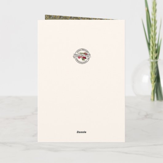 Duitse Kerstengel Jezus Stille Nacht Feestdagen Kaart (Achterkant)